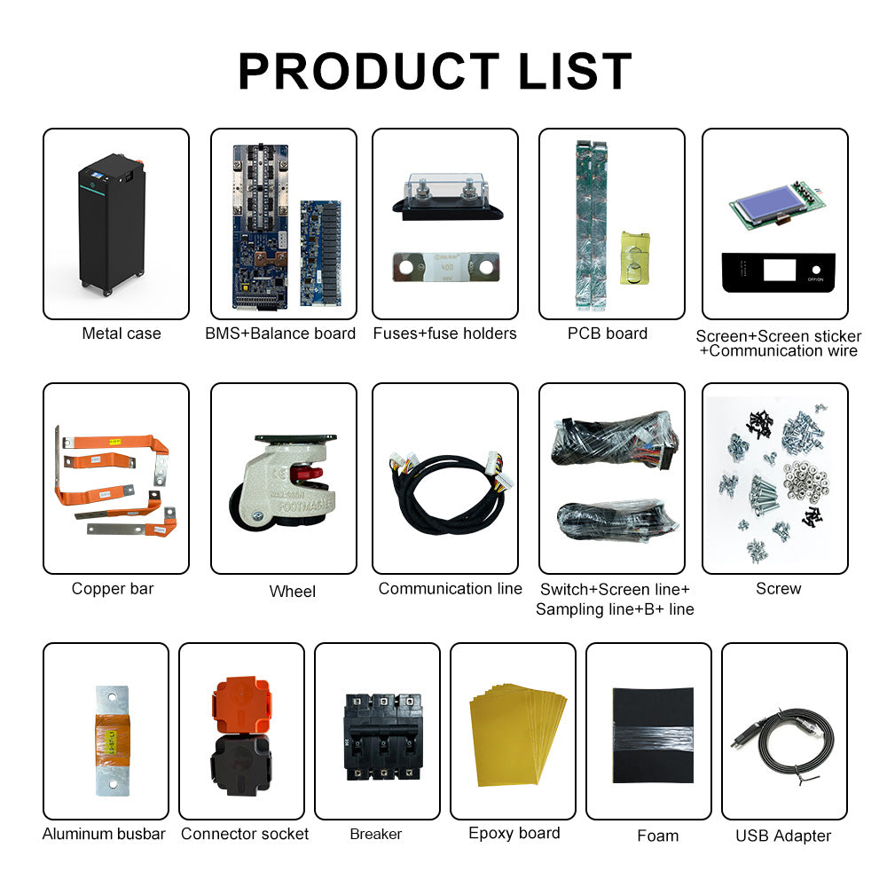 Seplos V4 48V314AH DIY Battery Kits For 16Kwh Solar Battery System