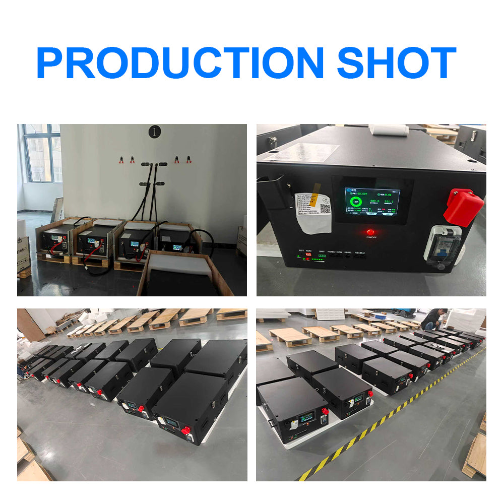 17kWh 51.2V 334AH Pre-assembly Battery Pack with V19 JK BMS, 2A active balancer, 8000 cycles