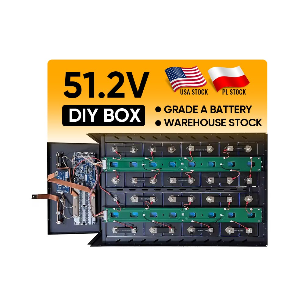 Seplos 51.2V280AH DIY Battery Kit 3.0 With 2A Active Balance US Stock