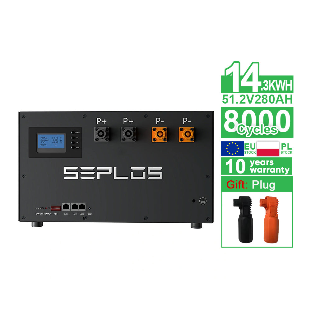 Seplos 3.0 48V 280AH DIY LifePO4 Battery Kits EU STOCK
