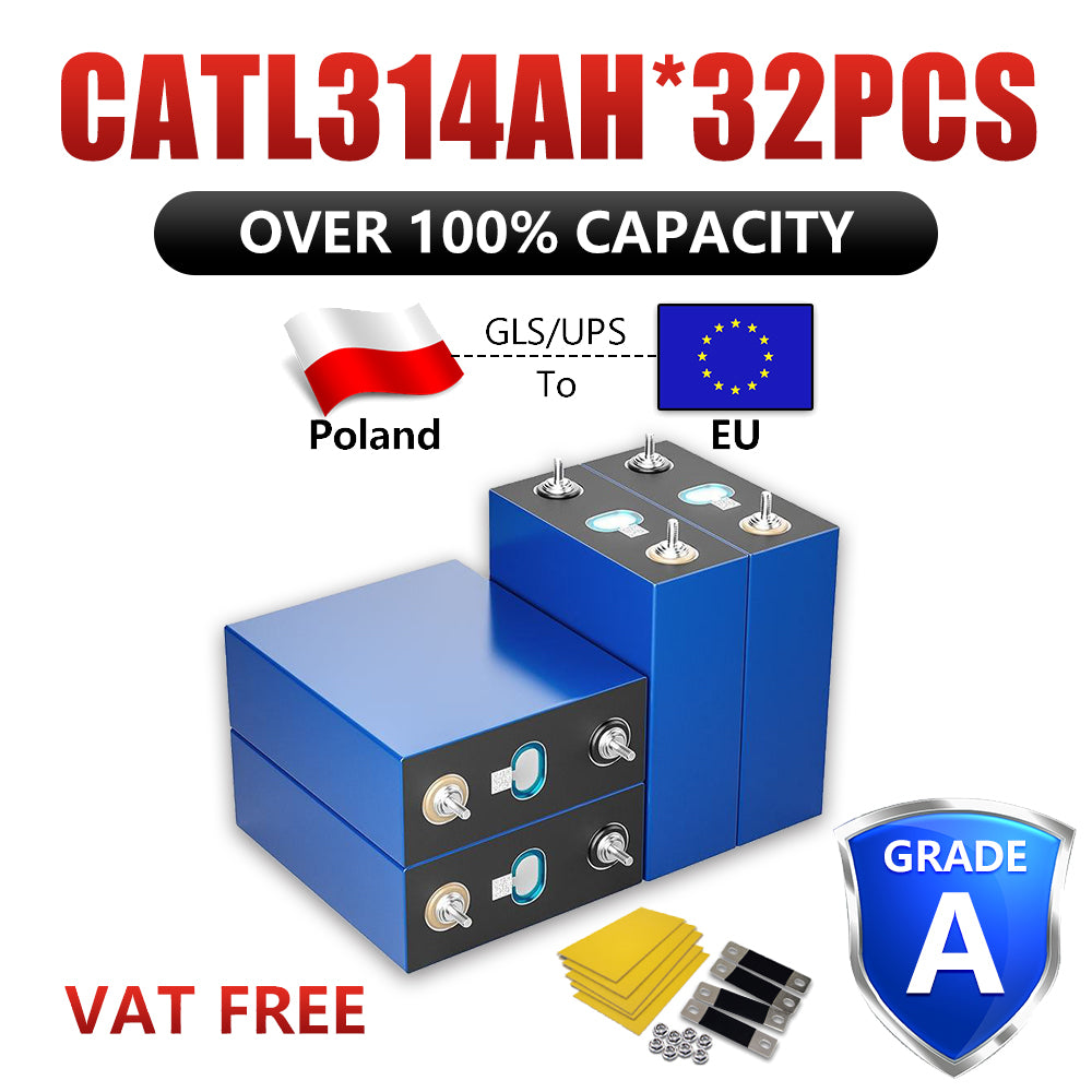 EU Stock CATL314AH LifePO4 Battery For Solar System