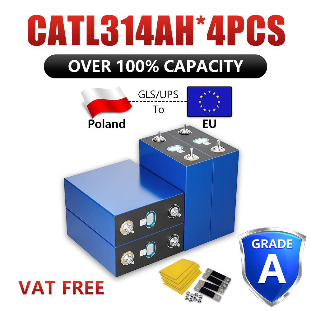 EU Stock CATL314AH LifePO4 Battery For Solar System
