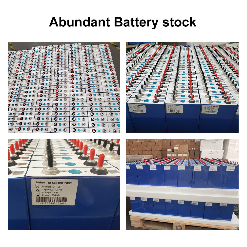 Grade A EVE105AH LifePO4 Battery 12V 24V 48V Lithium Battery EU Stock