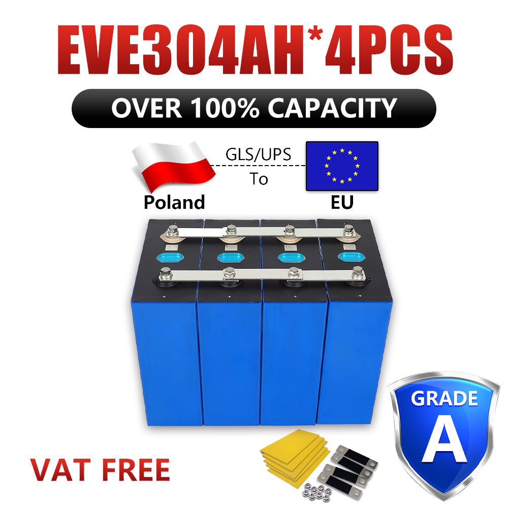 EU STOCK! EVE304AH Grade A 3.2V LifePO4 Battery