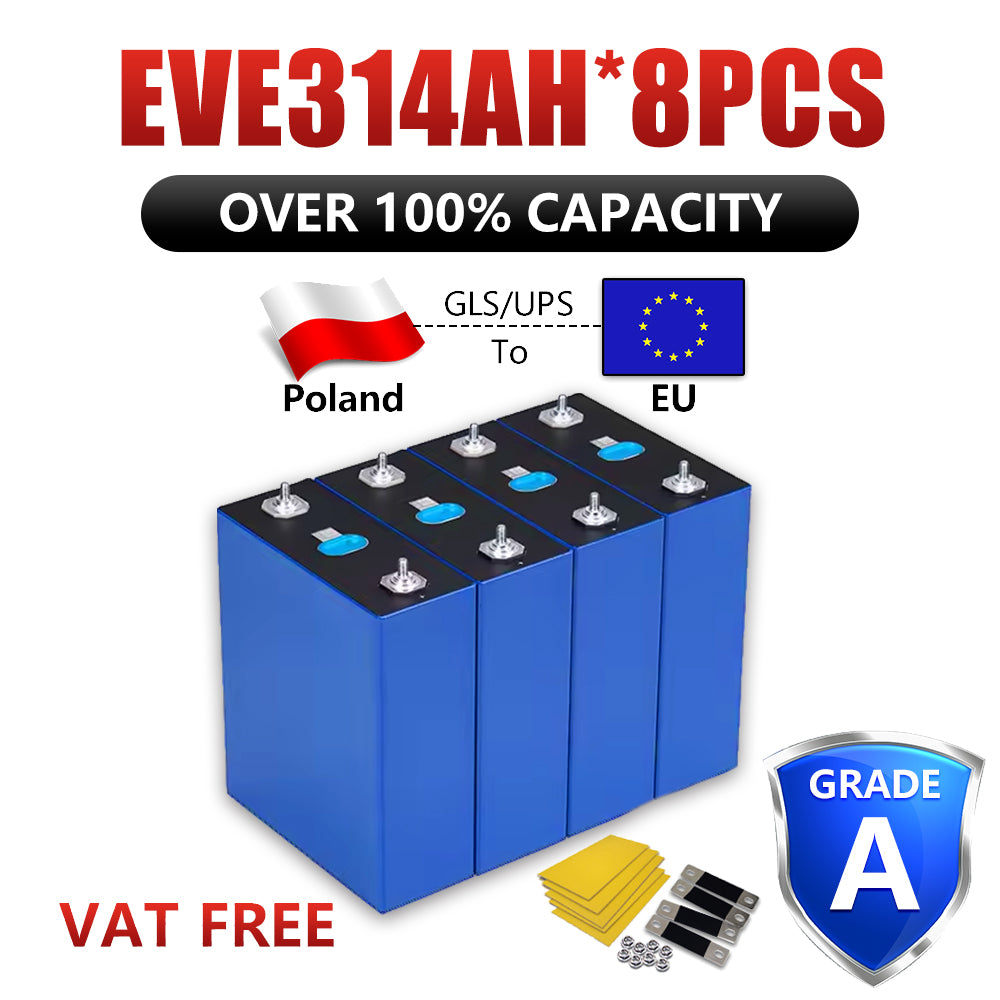 EVE314AH MB31 3.2V LifePO4 Grade A LifePO4 Battery EU Stock
