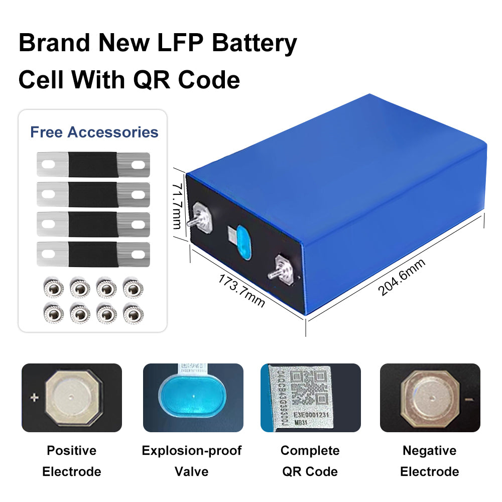 EVE314AH MB31 3.2V LifePO4 Grade A LifePO4 Battery EU Stock
