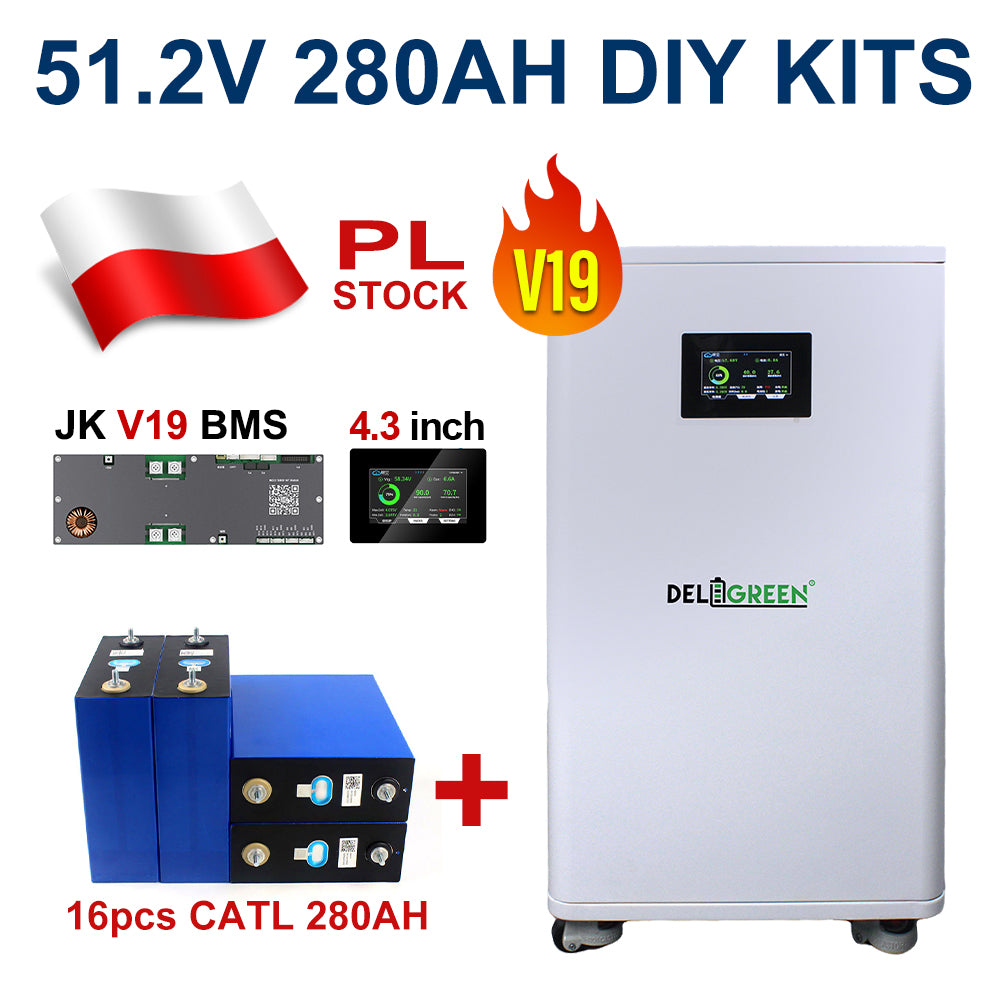 48V 314AH DIY Battery Box With JK BMS V19 EU Stock
