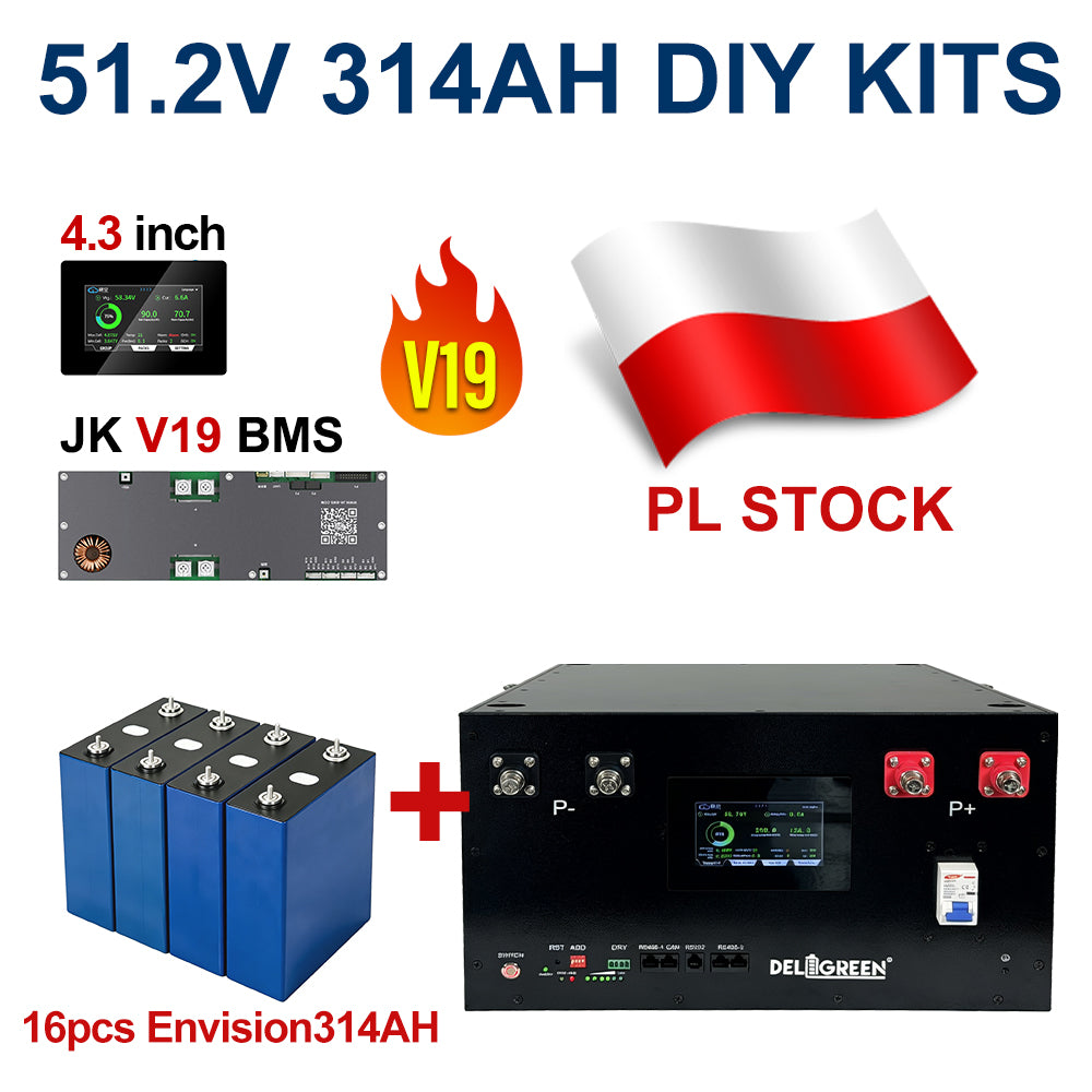 48V Lithium Battery Box for 280AH 314AH 334AH in EU Warehouse