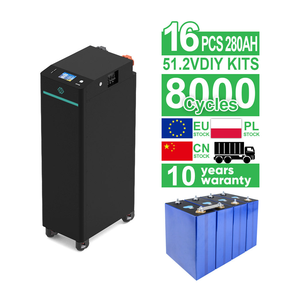Seplos V4 51.2V 280AH Battery Kit For Solar Storage EU Stock