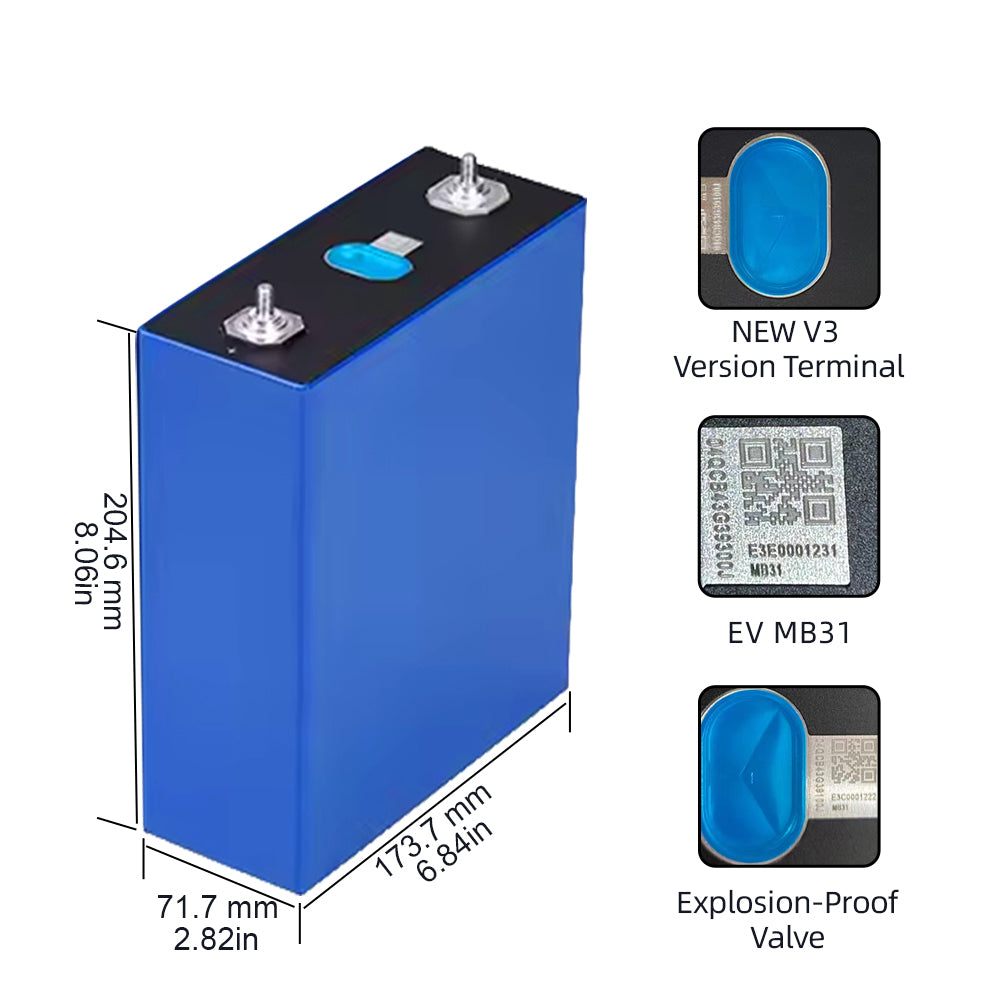 17kWh 51.2V 334AH Pre-assembly Battery Pack with V19 JK BMS, 2A active balancer, 8000 cycles
