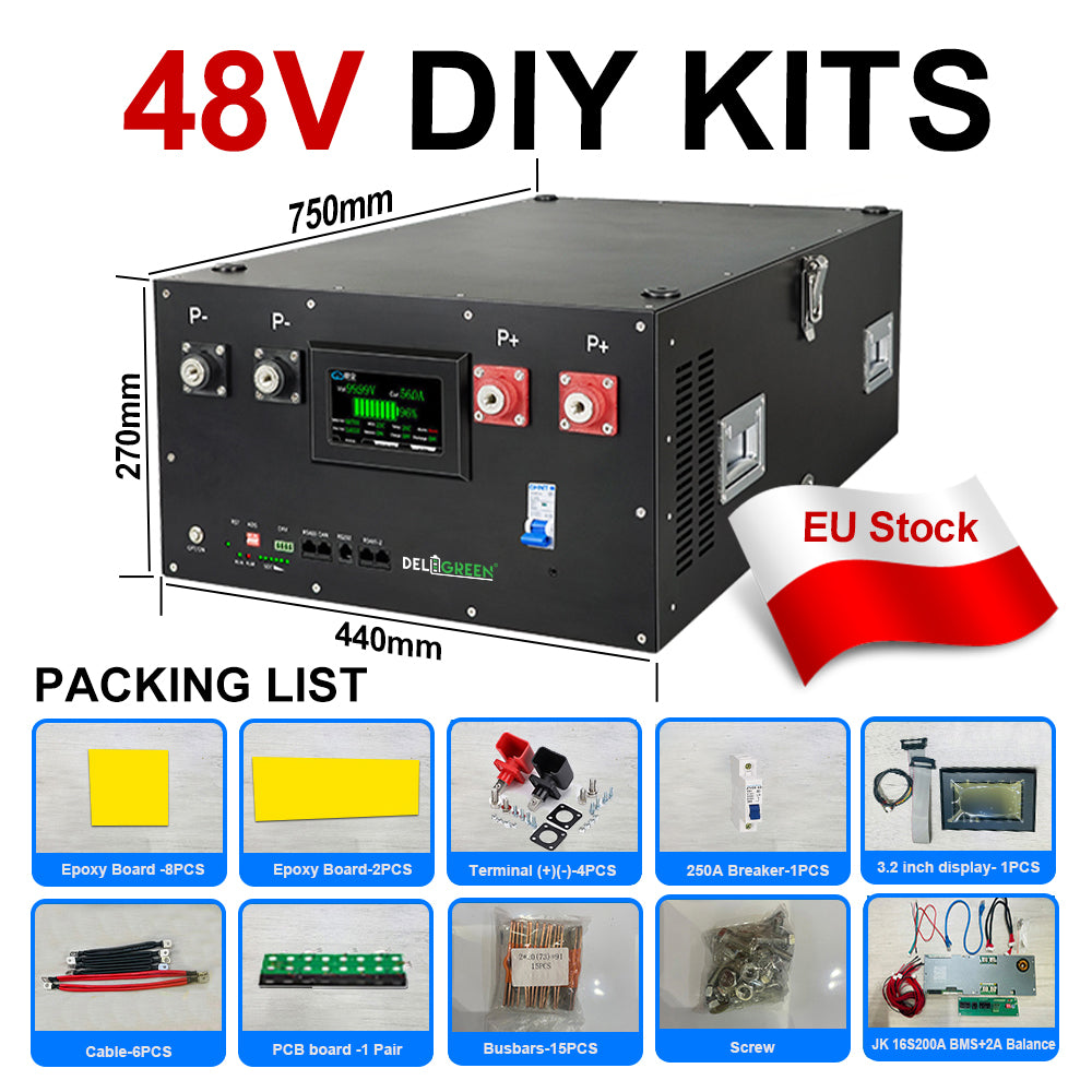 48V Lithium Battery Box for 280AH 314AH 334AH in EU Warehouse