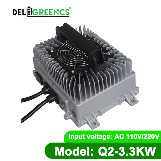 Deligreen 3300W OBC 125K 250K 500K 312V 10A EV charger 3.3KW