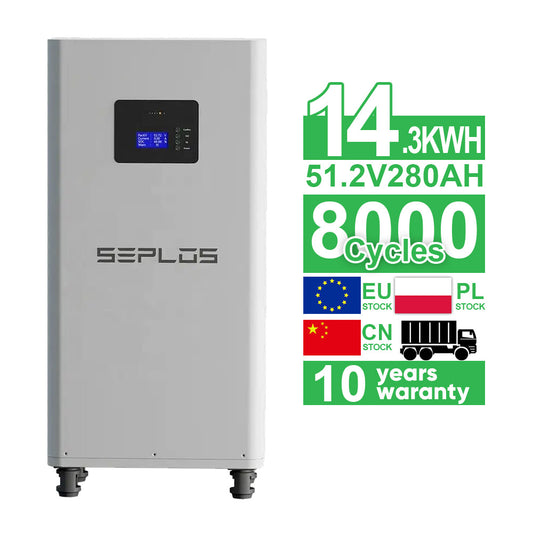 Seplos V3 51.2V 280AH 320AH LifePO4 Battery Case EU Stock