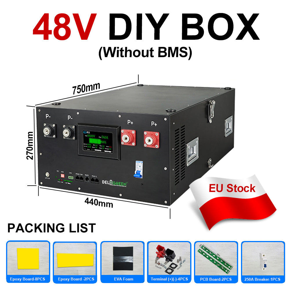 48V Lithium Battery Box for 280AH 314AH 334AH in EU Warehouse