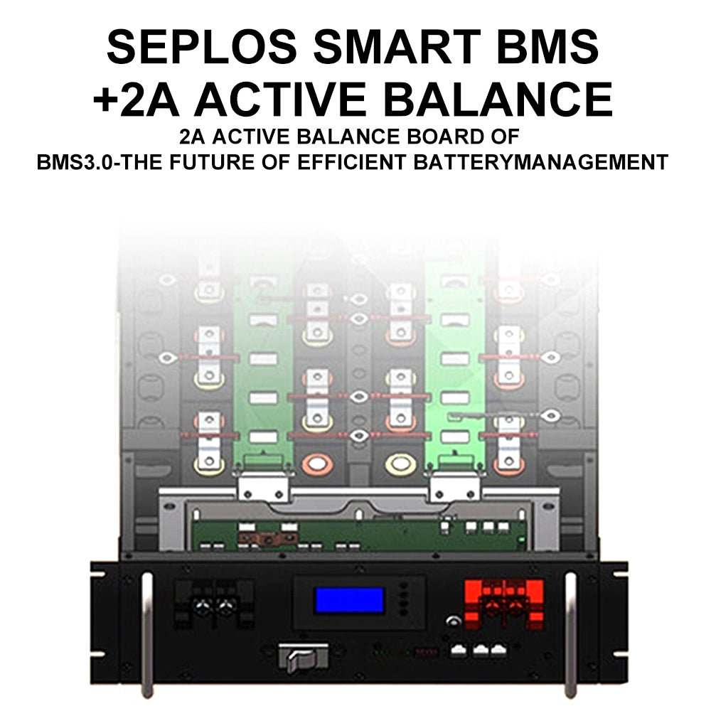 Seplos 3.0 51.2V314AH DIY Battery Kit Grade A EVE314AH LifePO4 Battery EU Stock
