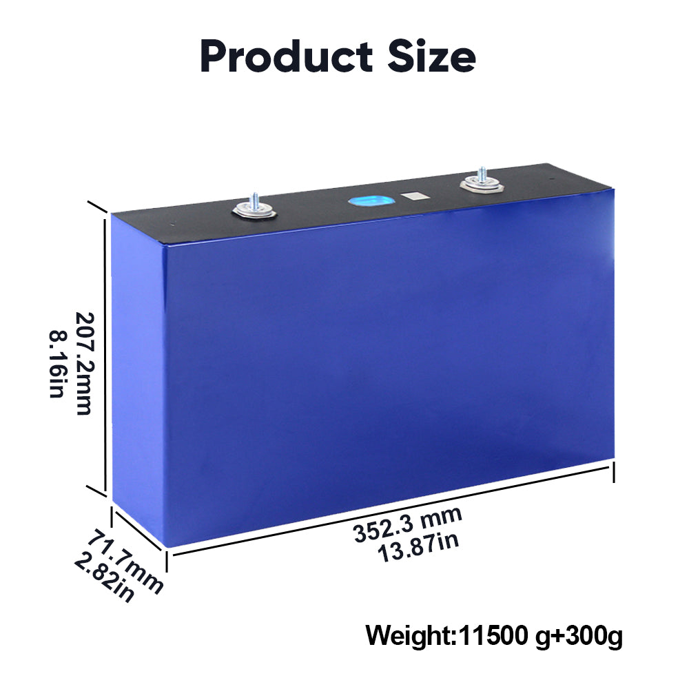 MB56 EVE 628AH LiFePO4 Battery Grade A Prismatic Lithium ion Cells For Solar System