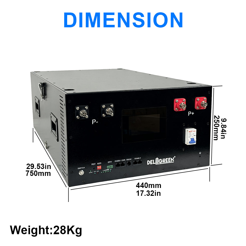 48V Lithium Battery Box for 280AH 314AH 334AH in EU Warehouse