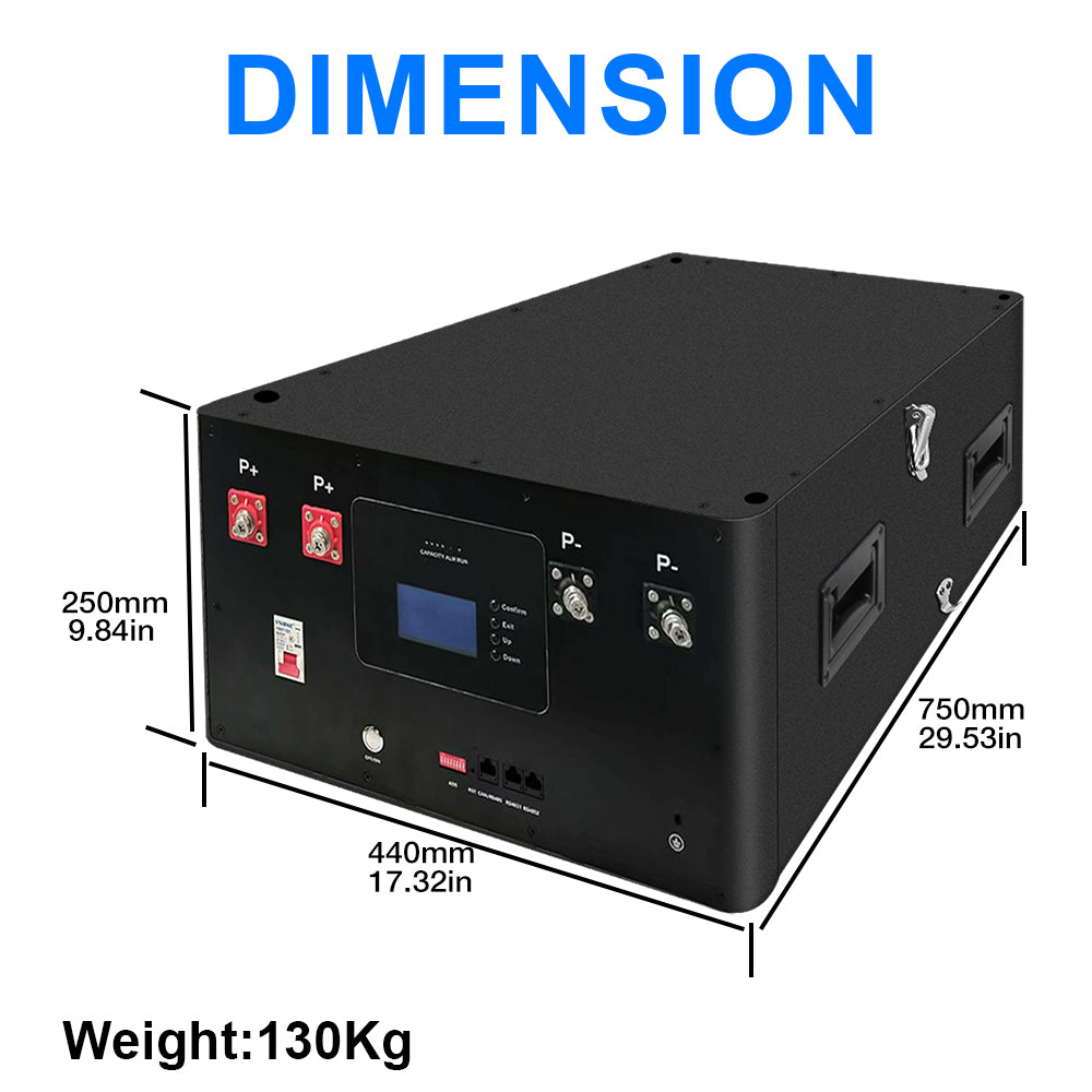 Deligreen 16kWh Lithium Ion Completely Battery Pack 51.2V 314AH LiFePO4 Battery