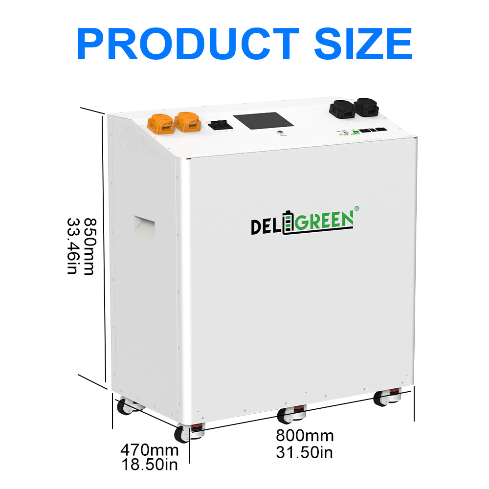 32kWh 48V 628Ah DIY Battery Box Kit | For EVE 628Ah Cells EU Stock
