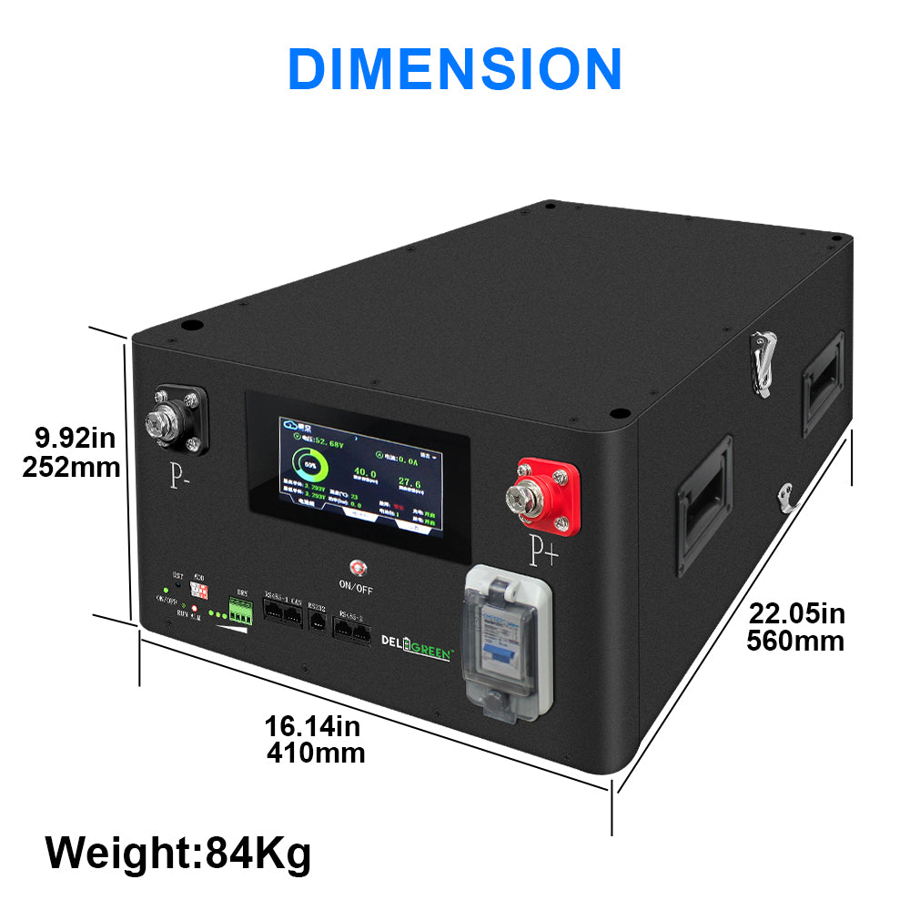 10kWh Pre-assembly 51.2V 200AH  Battery Pack EU Stock