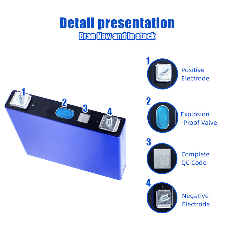 50AH LifePO4 Battery 3.2V Rated Lithium