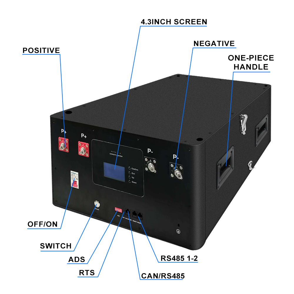 Deligreen 16kWh Lithium Ion Completely Battery Pack 51.2V 314AH LiFePO4 Battery