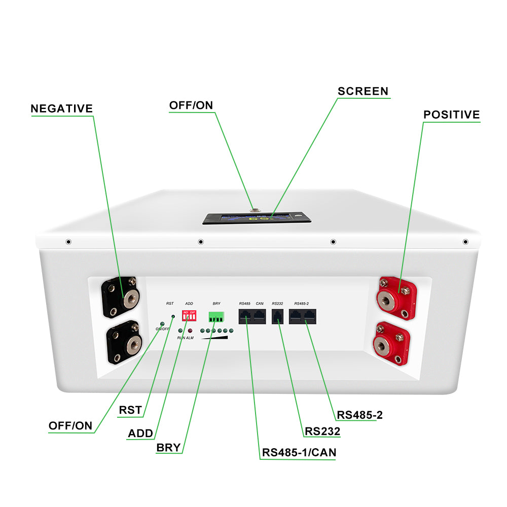 5kWh 48V 100AH  Wall-mounted LiFePO4 Battery Pack
