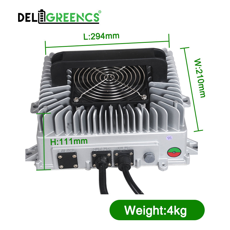 Deligreen 3300W OBC 125K 250K 500K 312V 10A EV charger 3.3KW