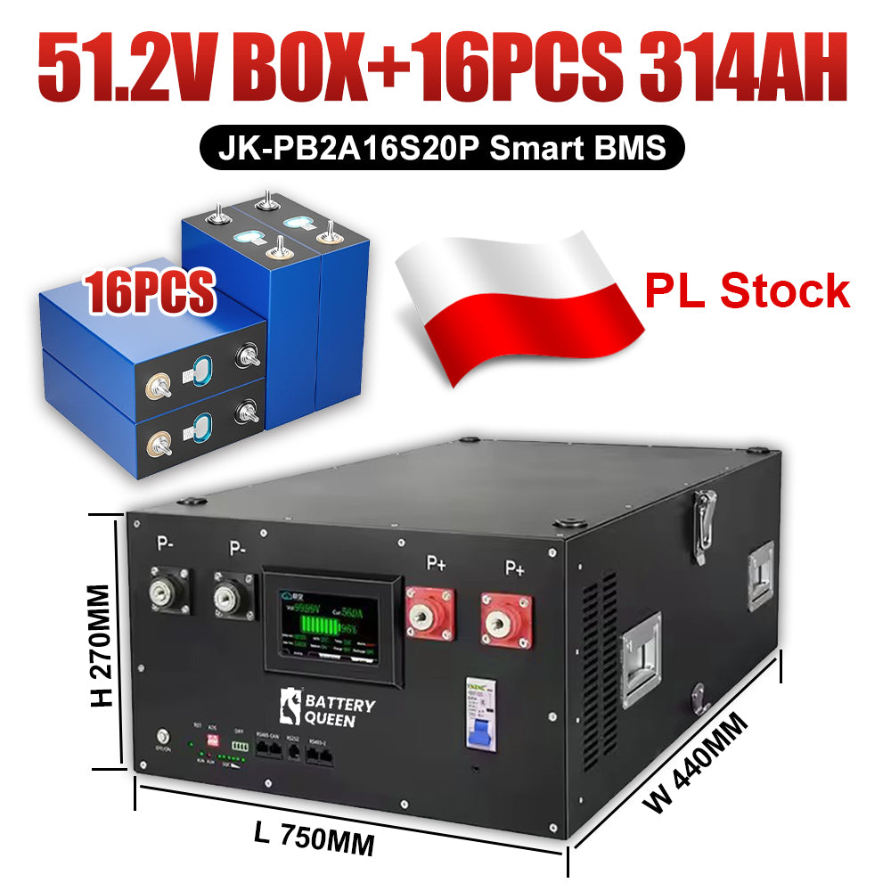 48V Lithium Battery Box for 280AH 314AH in EU Warehouse