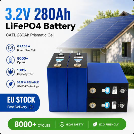 CATL 280Ah LiFePO4 Cell EU Stock Available 8000+ Cycles Ready to Ship