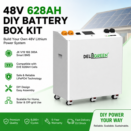32kWh 48V 628Ah DIY Battery Box Kit | For EVE 628Ah Cells EU Stock