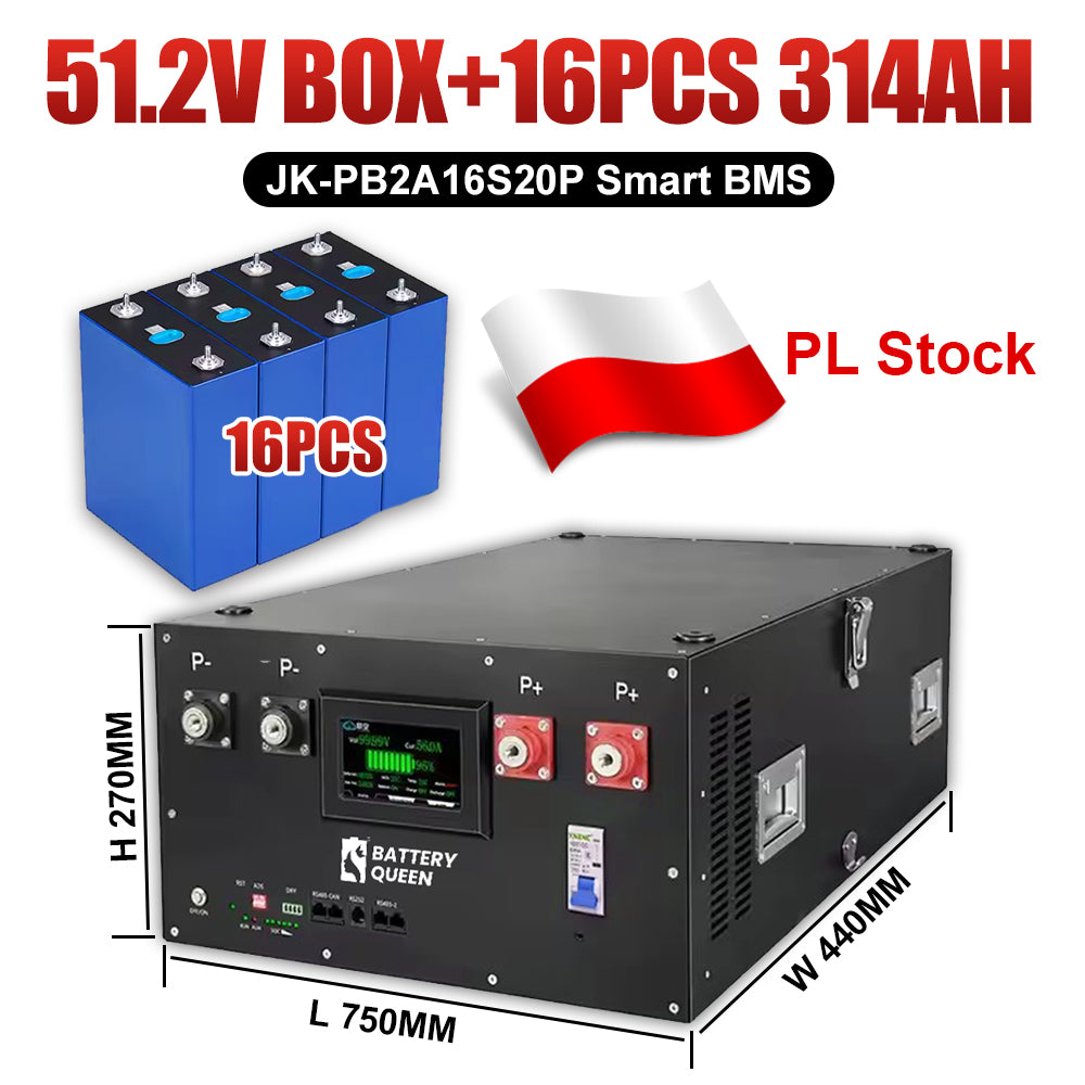 48V Lithium Battery Box for 280AH 314AH in EU Warehouse