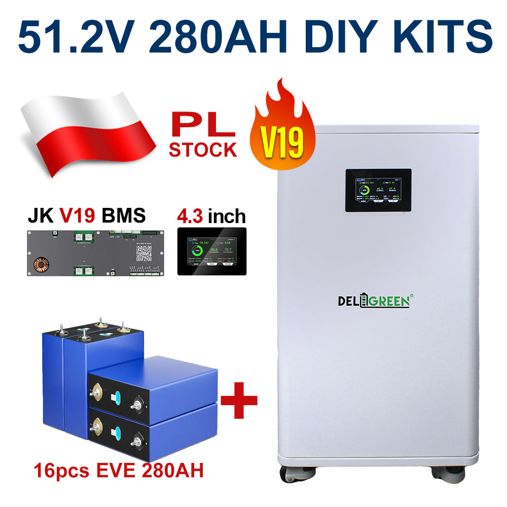 48V 314AH DIY Battery Box With JK BMS V19 EU Stock