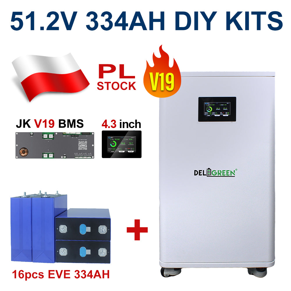 48V 314AH DIY Battery Box With JK BMS V19 EU Stock