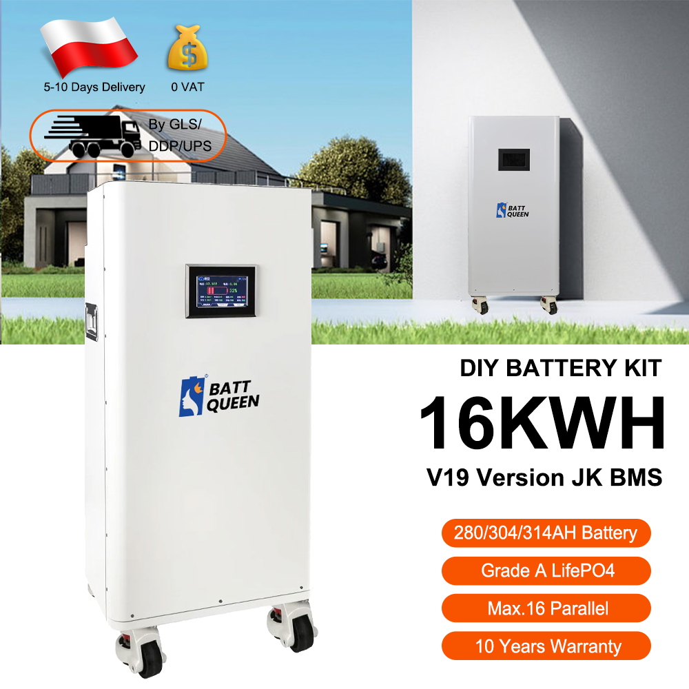48V 314AH DIY Battery Box With JK BMS V19 EU Stock